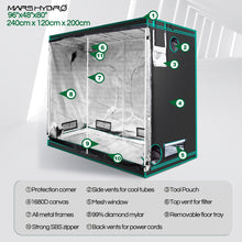 Load image into Gallery viewer, Mars Hydro Indoor  Grow Tent/ Grow Room 240x120x200cm
